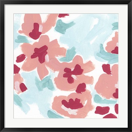 Framed Cherry Blossom Pop I Print