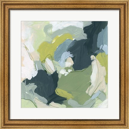 Framed Emerald Storm II Print