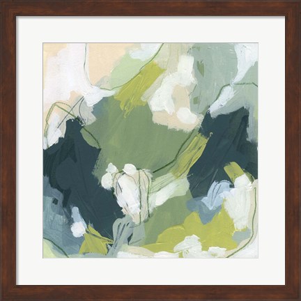 Framed Emerald Storm IV Print