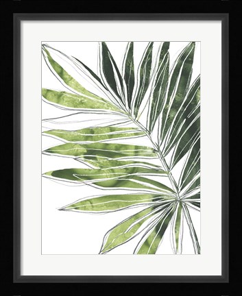 Framed Expressive Palm IV Print