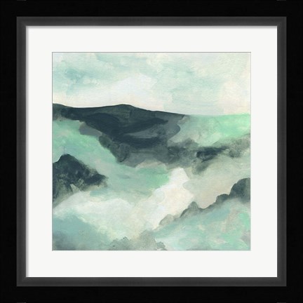 Framed Cloud Valley I Print