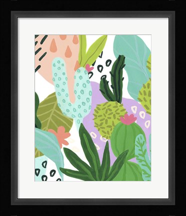 Framed Party Plants III Print