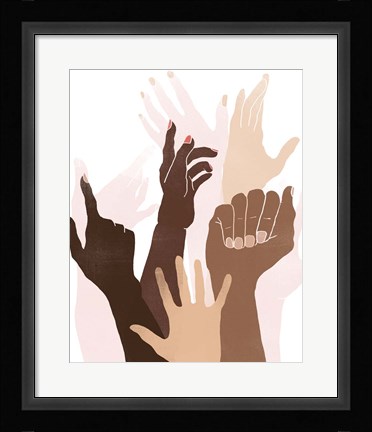 Framed Reach &amp; Rise II Print