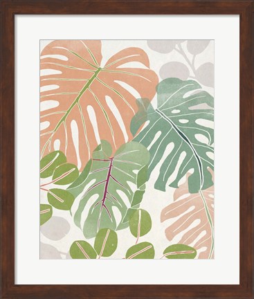 Framed Sherbet Tropical II Print