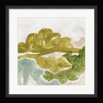Framed Landscape Cameo VI Print