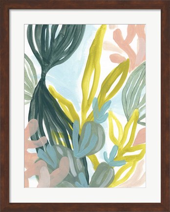 Framed Coral Garden I Print