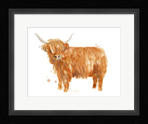 Framed Highland Squad IV Print