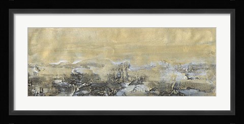 Framed Gold Horizon II Print