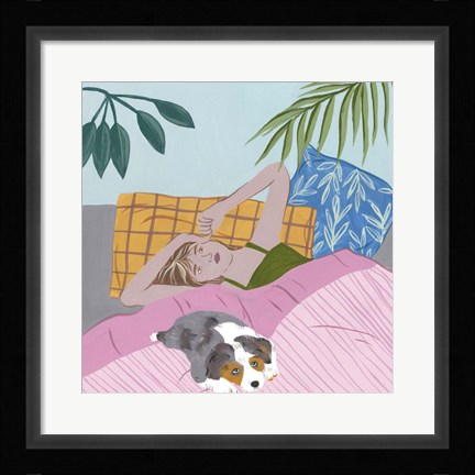 Framed Lazy Afternoon III Print