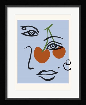 Framed Cherry Baby II Print