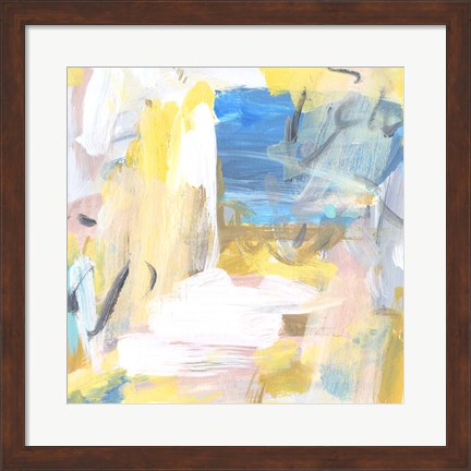 Framed Yellow Sky II Print