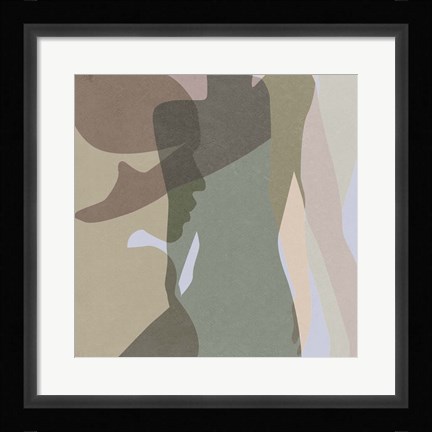 Framed Stories In Between V Print