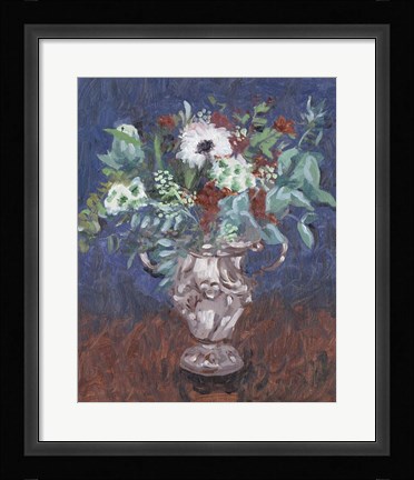 Framed Night Bouquet II Print