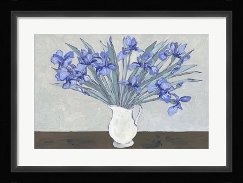 Framed Van Gogh Irises I Print