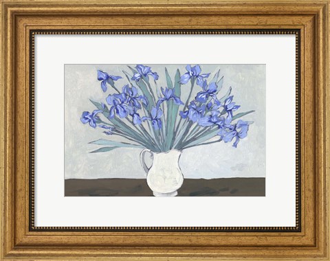 Framed Van Gogh Irises II Print