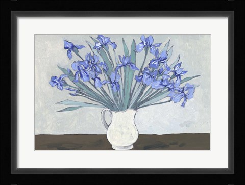 Framed Van Gogh Irises II Print