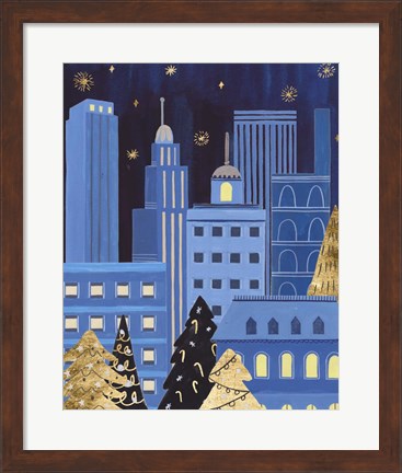 Framed Holiday Night IV Print