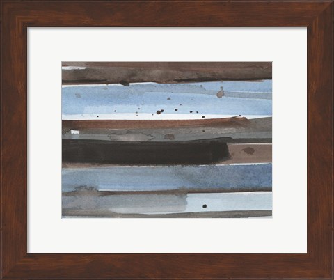 Framed Barn Wood I Print