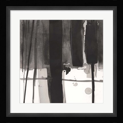 Framed Pier Post Arrangement II Print