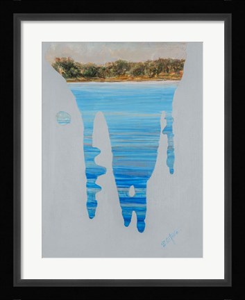 Framed Running Water I Print