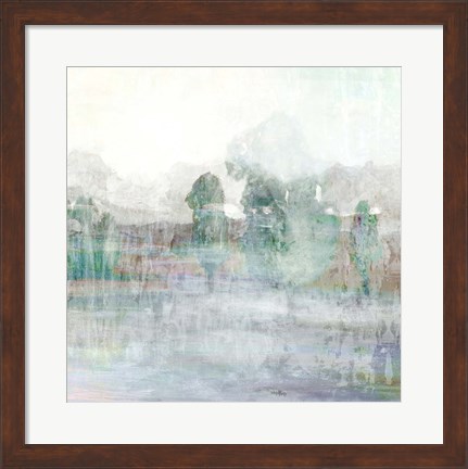 Framed Distant Pond II Print