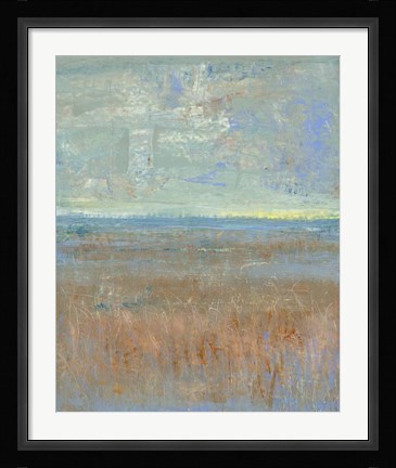Framed Evening Marsh I Print