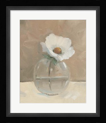 Framed Glass Globe Still Life I Print