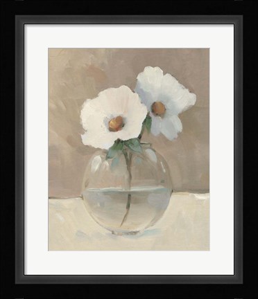 Framed Glass Globe Still Life II Print