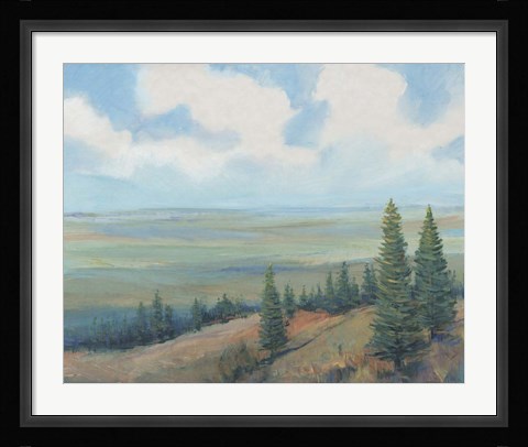 Framed Mountain Top I Print