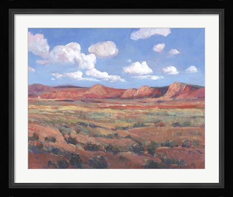 Framed Distant Mesa I Print