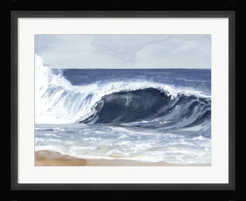 Framed Surf Spray II Print