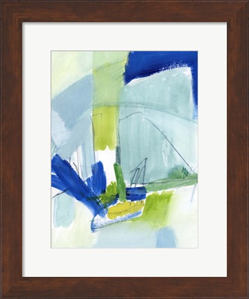 Framed Seaglass Harbor II Print