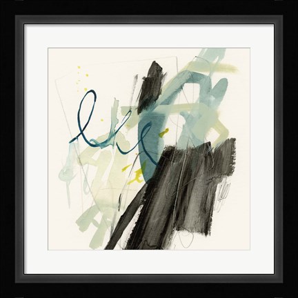 Framed Seafoam &amp; Slate II Print