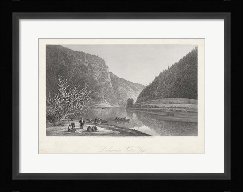 Framed Delaware Water Gap Print