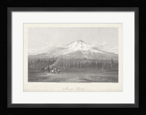 Framed Mount Shasta Print