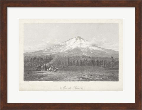 Framed Mount Shasta Print