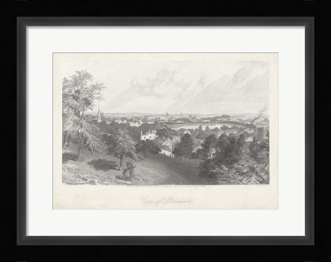 Framed City of Providence Print