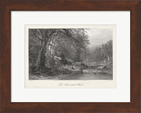 Framed Adirondack Woods Print