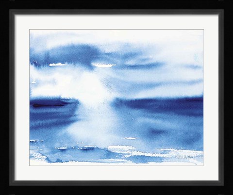 Framed Ocean Blue III Print