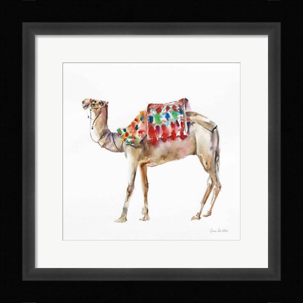 Framed Desert Camel II Print
