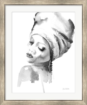 Framed Woman I BW Print