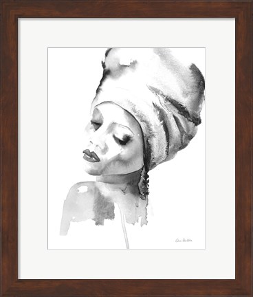 Framed Woman I BW Print