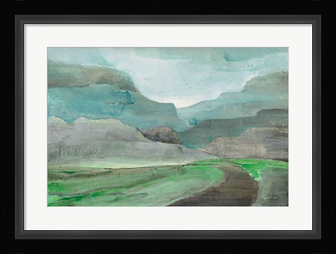Framed Misted Valley Print
