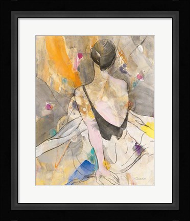 Framed Ballerina II Print