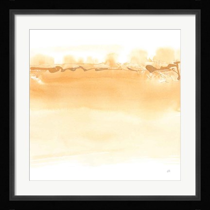 Framed Neutral Turmeric II Print