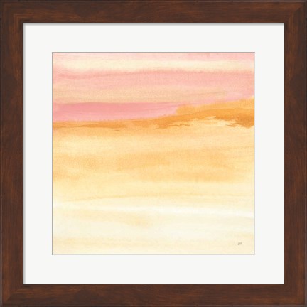Framed Turmeric and Sand II Print