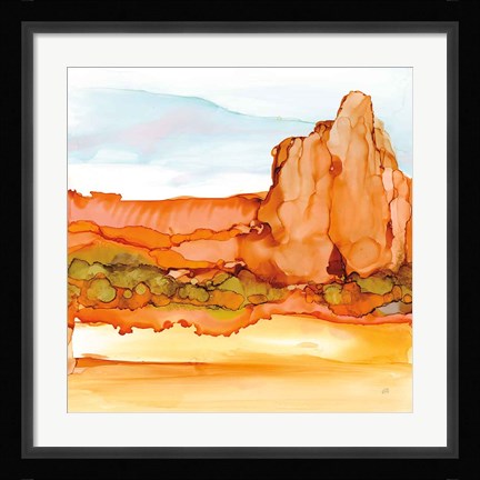 Framed Desertscape VII Print
