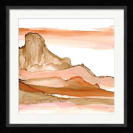 Framed Desertscape V Print