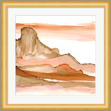 Framed Desertscape V Print