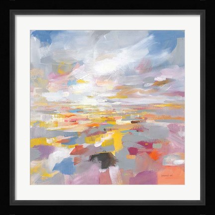 Framed Colorful Land Print